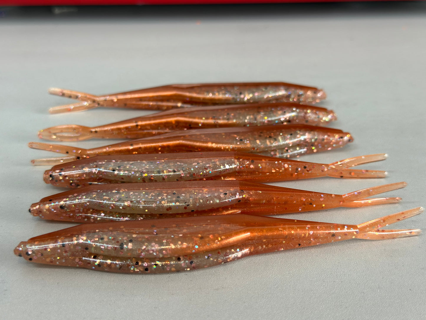 Rip Shad 5" New Penny - 5PK Classic Fishing Lure for Reds Trout & Flounder 5 Inch
