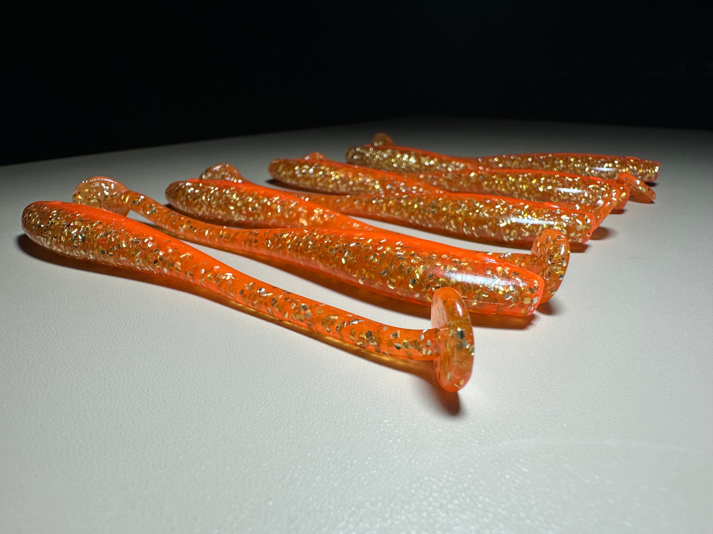 Baffin Snacks – 4.5” Dirty Shad Paddle Tail Soft Plastic (8-Pack)