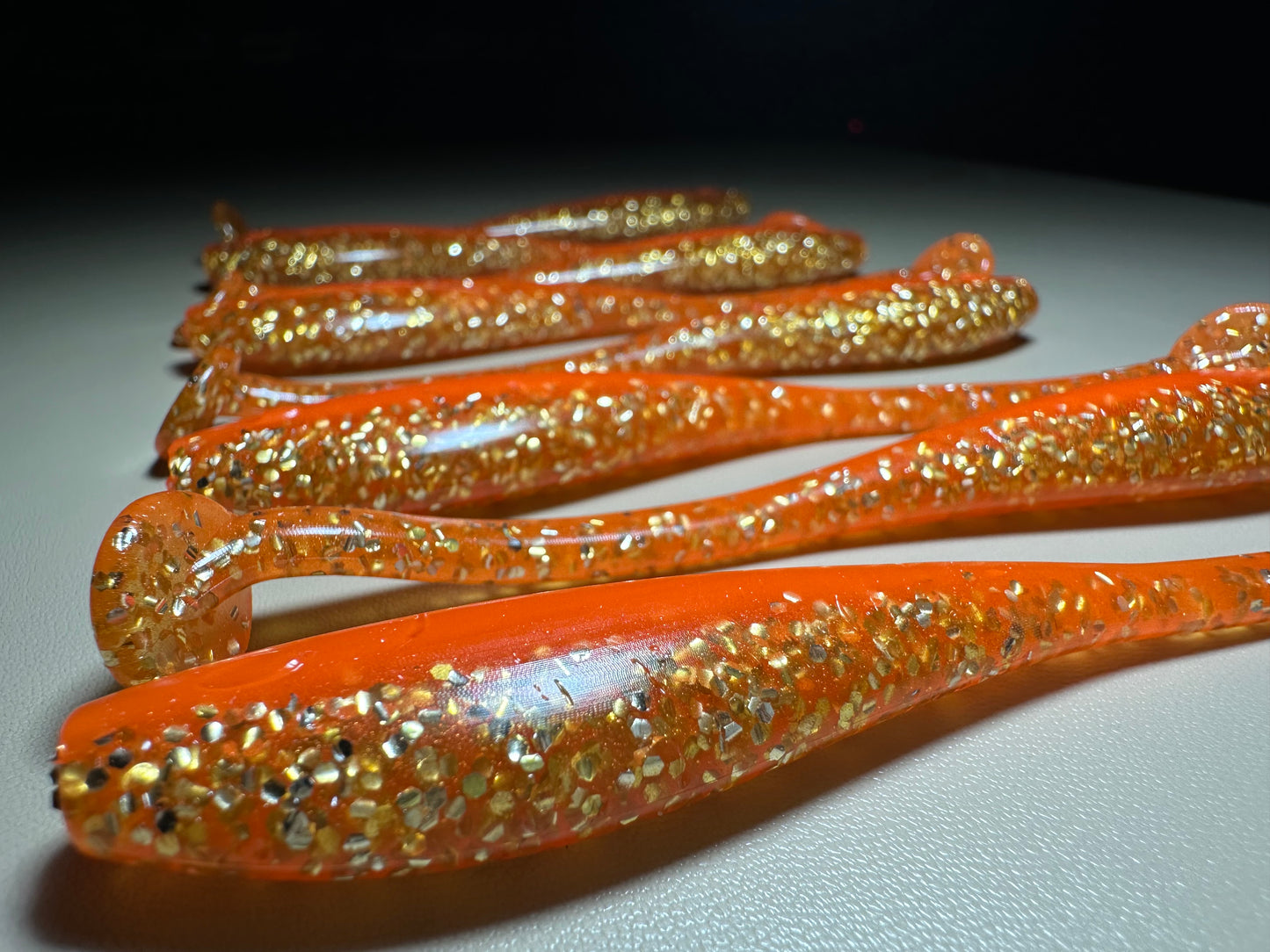 Baffin Snacks – 4.5” Dirty Shad Paddle Tail Soft Plastic (8-Pack)