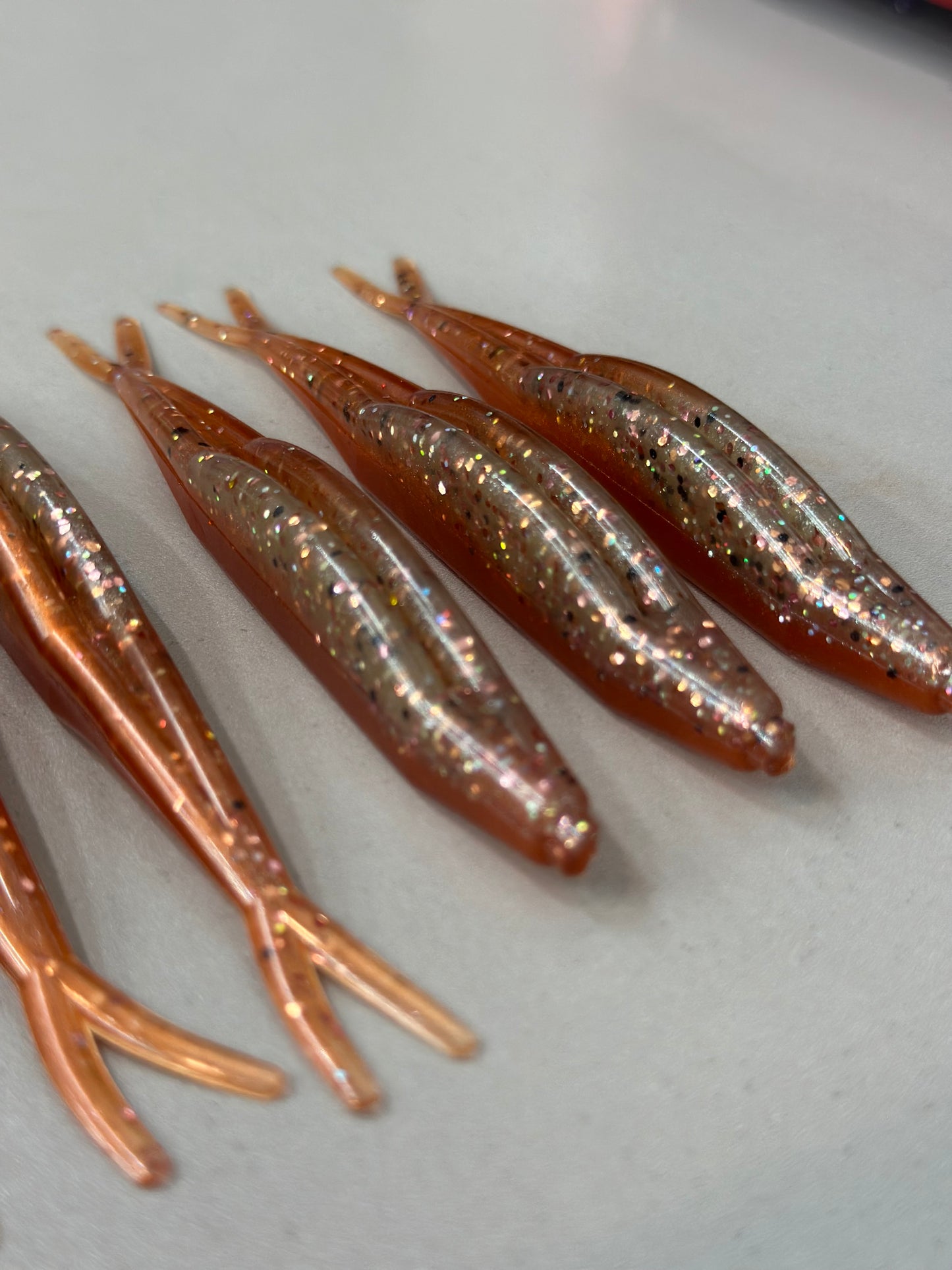Rip Shad 5" New Penny - 5PK Classic Fishing Lure for Reds Trout & Flounder 5 Inch