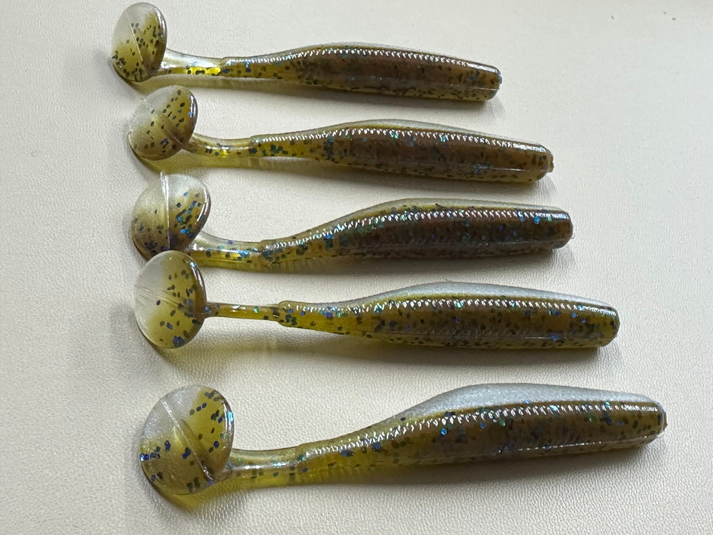 Mudminnow Flash – 3.8” Paddle Tail Soft Plastic Swimbait (8-Pack)