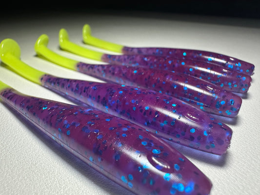 Sancho – 4.5” Dirty Shad Paddle Tail Soft Plastic (8-Pack)