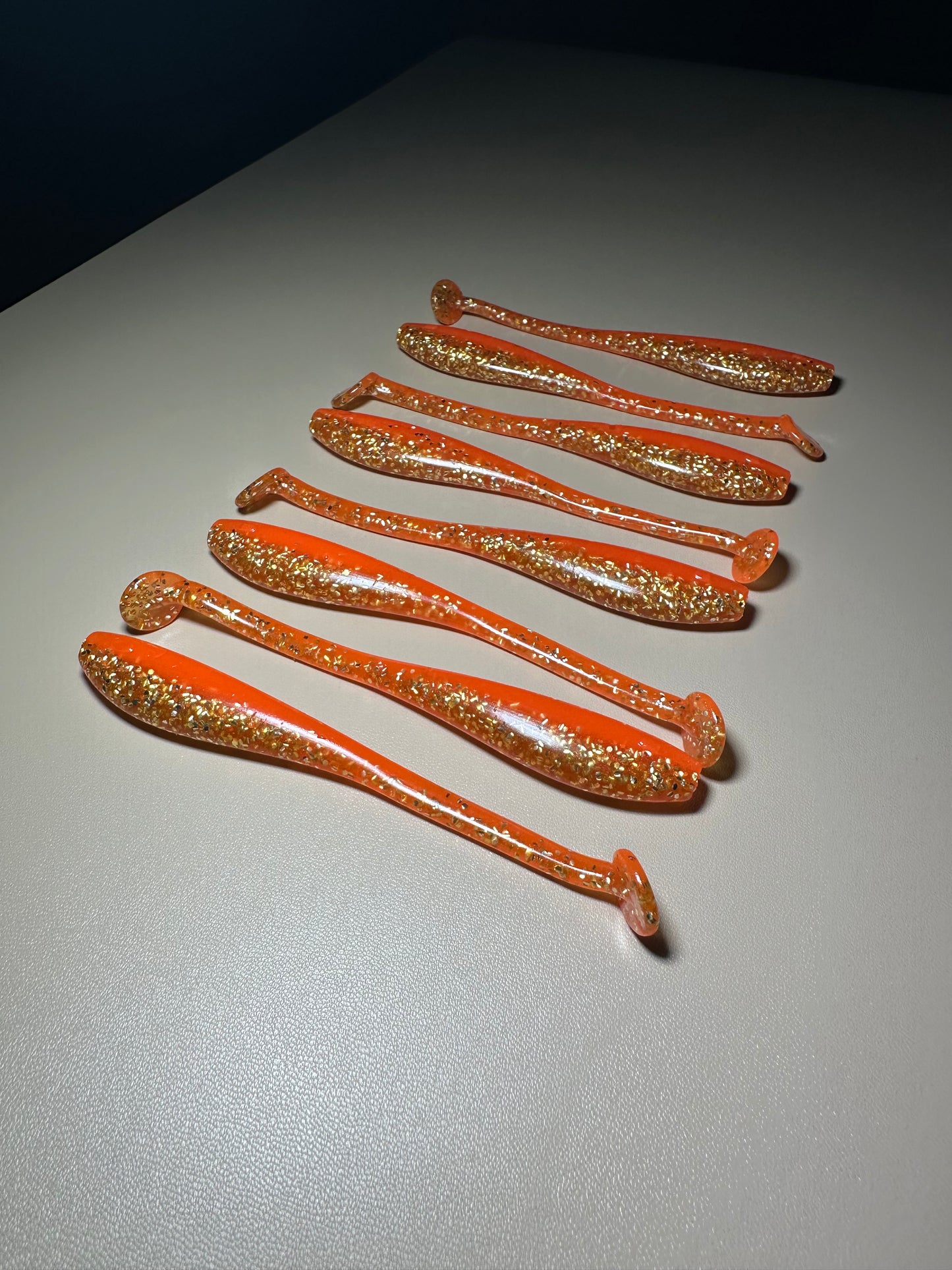 Baffin Snacks – 4.5” Dirty Shad Paddle Tail Soft Plastic (8-Pack)