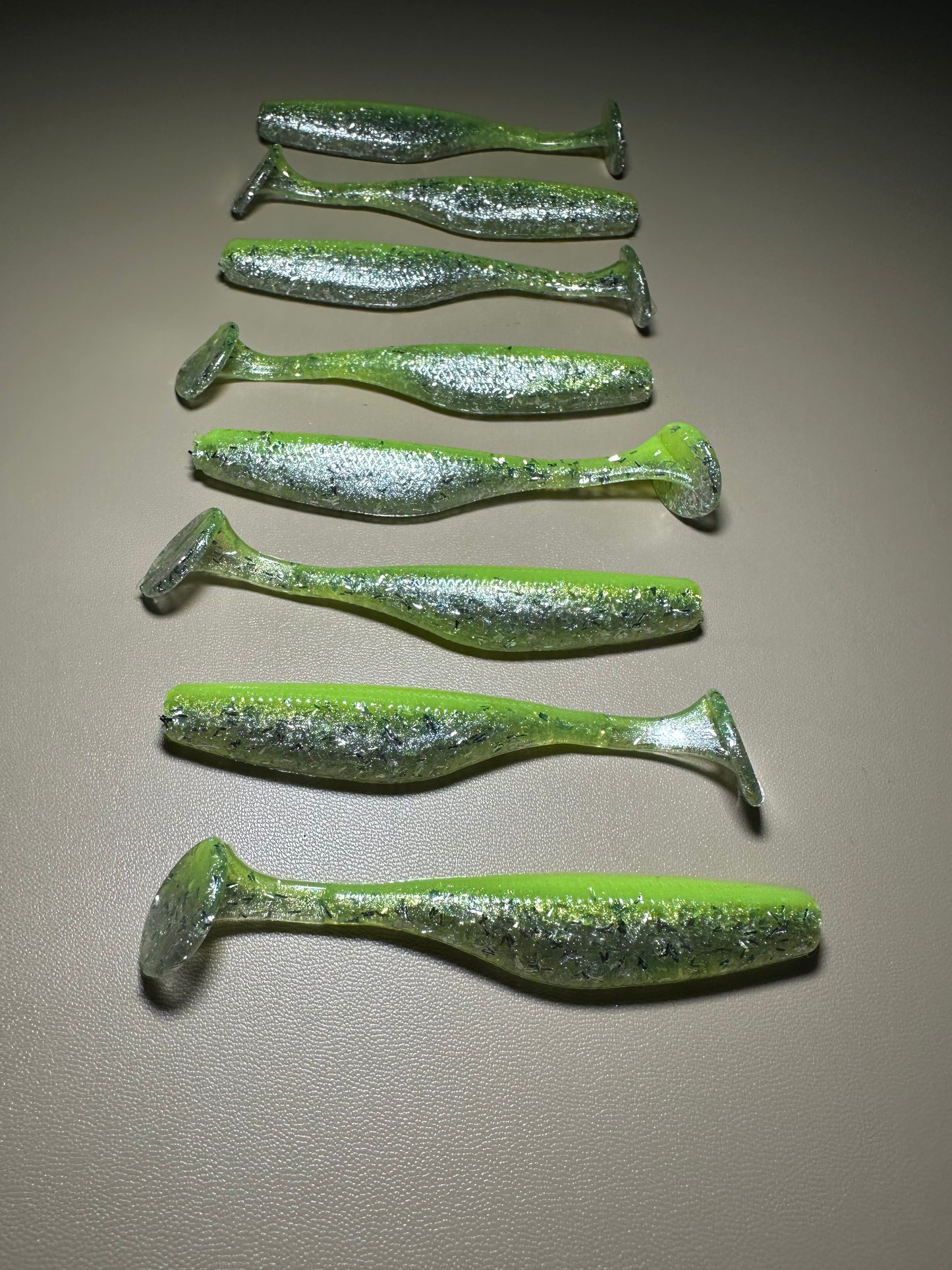 Toxic Flash- 3.8” Paddle Tail Soft Plastic Swimbait (8-Pack)