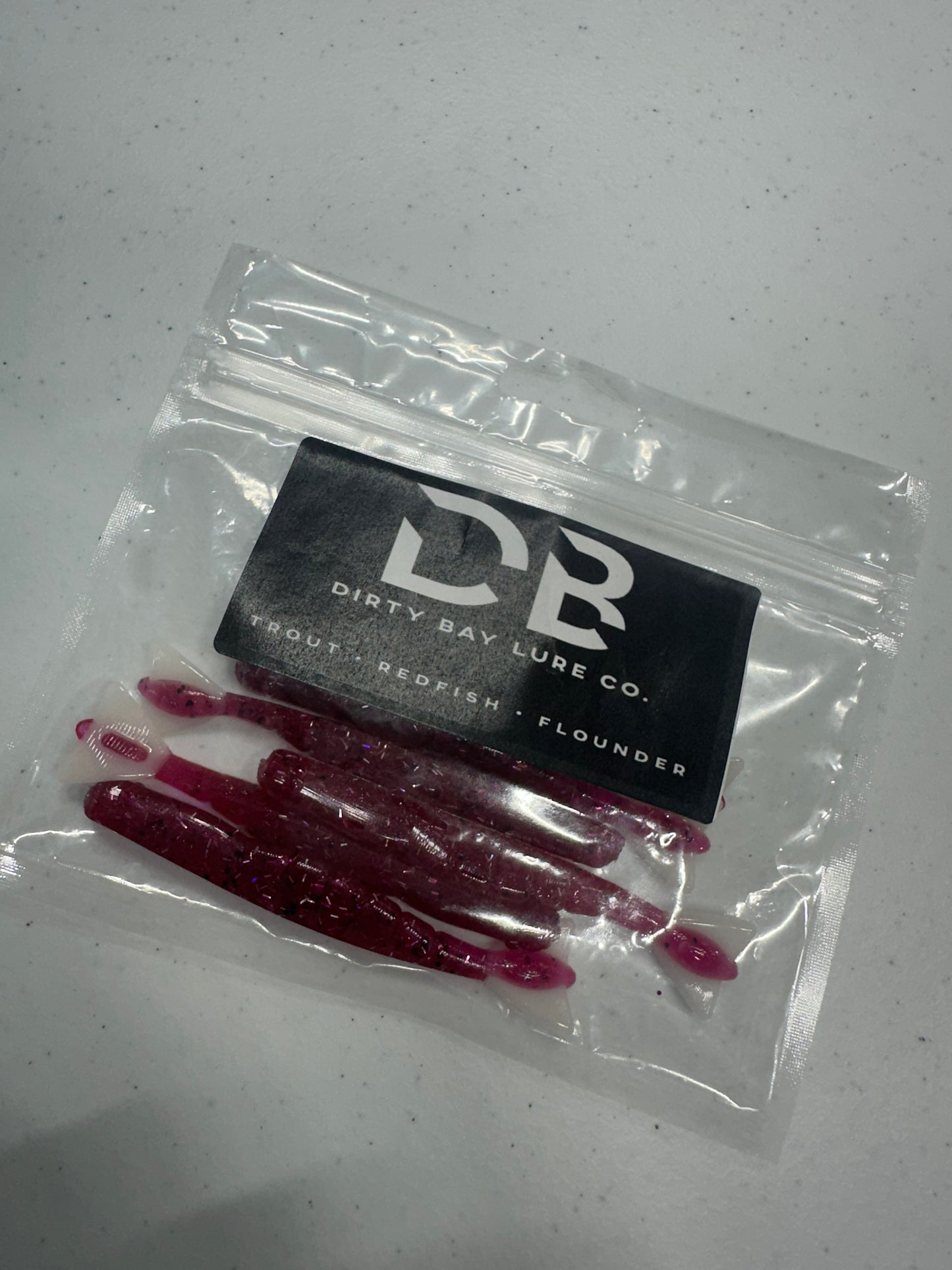 3.8” Classic Strawberry and White shrimp - 8 PK (Scented)