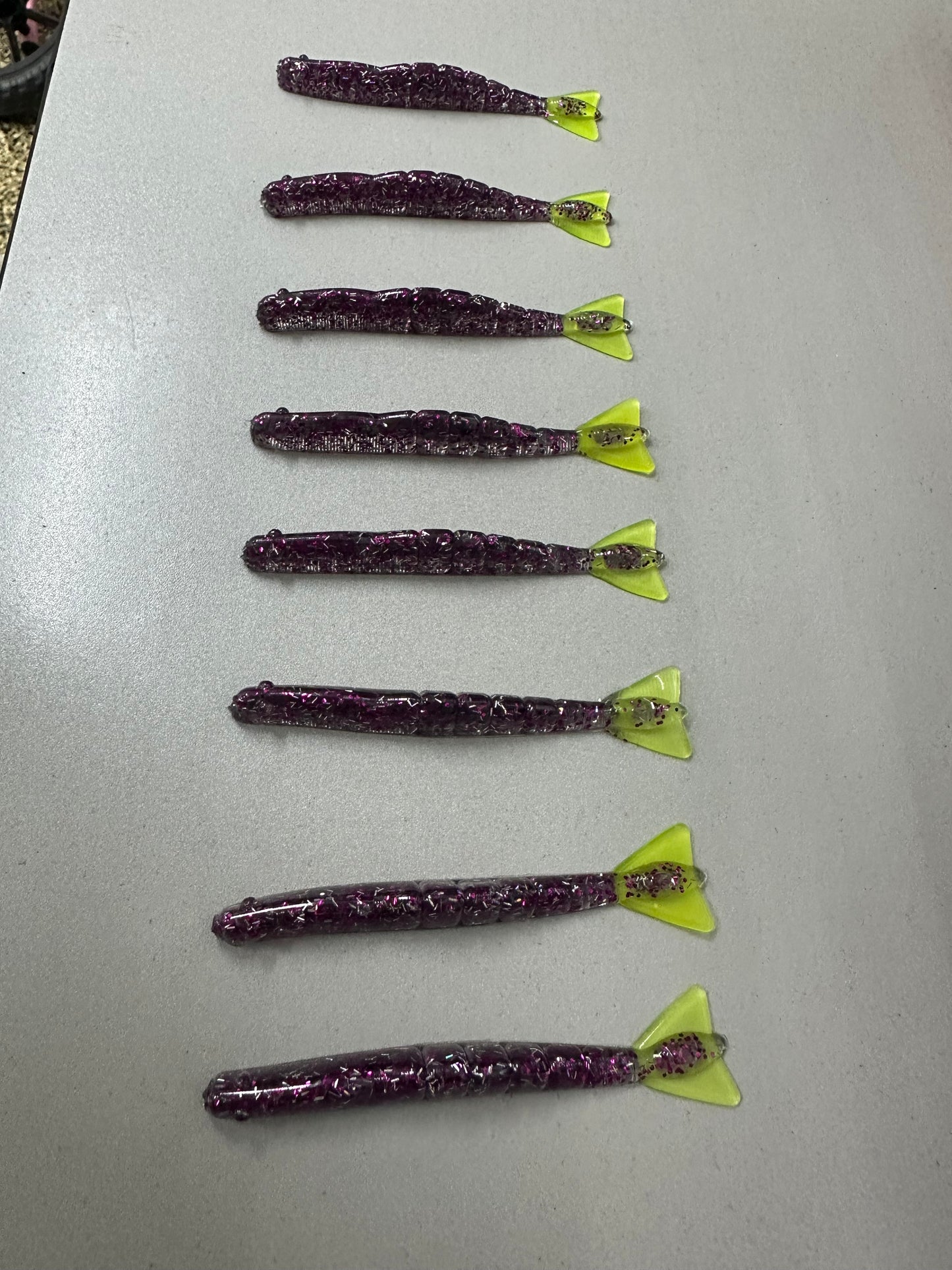 3.8” Dirty Bay’s Purple Haze Shrimp - 8 PK (Scented)
