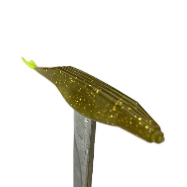 Rip Shad 5" Green Pumpkin & Chartreuse - 5PK