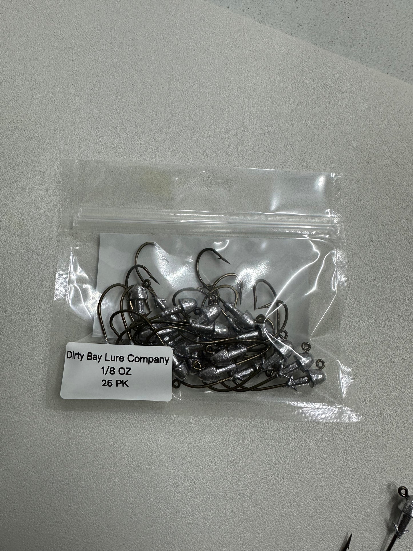 1/4 oz Premium Jig Heads 25 Pack – Strong Hook • Saltwater Ready • Dirty Bay Lure Company