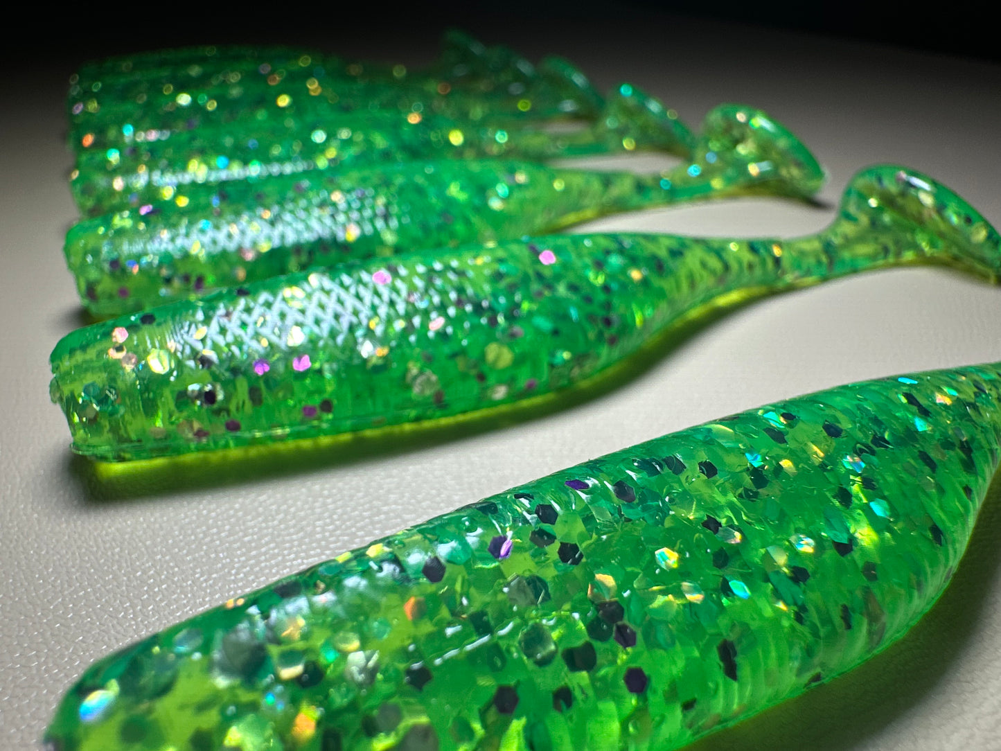 Bay Slime - 3.8” Paddle Tail Soft Plastic Swimbait (8-Pack)